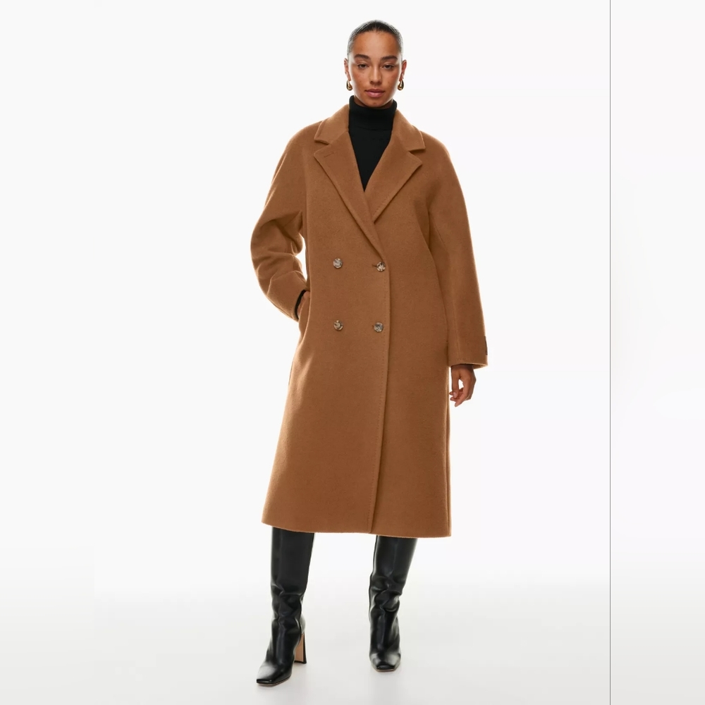 ARITZIA Slouch Coat Deep Camel XS Regular (Size 1) RRP $398